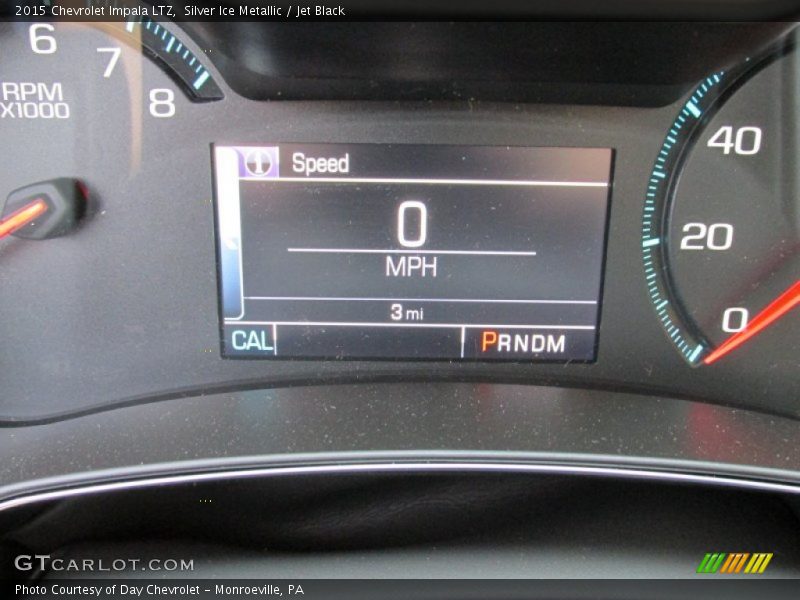 Silver Ice Metallic / Jet Black 2015 Chevrolet Impala LTZ