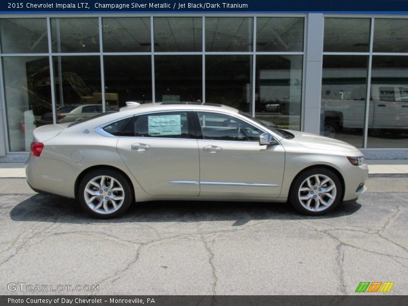 Champagne Silver Metallic / Jet Black/Dark Titanium 2015 Chevrolet Impala LTZ