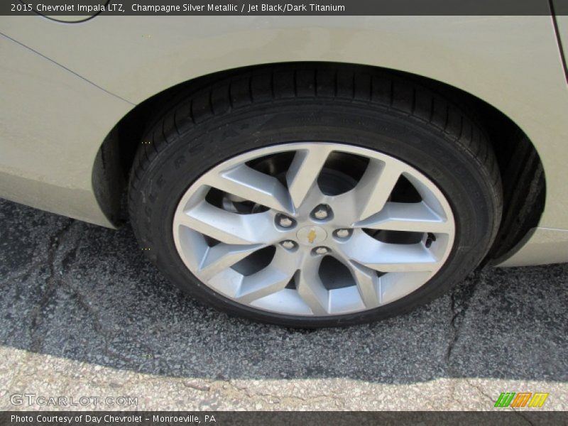 Champagne Silver Metallic / Jet Black/Dark Titanium 2015 Chevrolet Impala LTZ