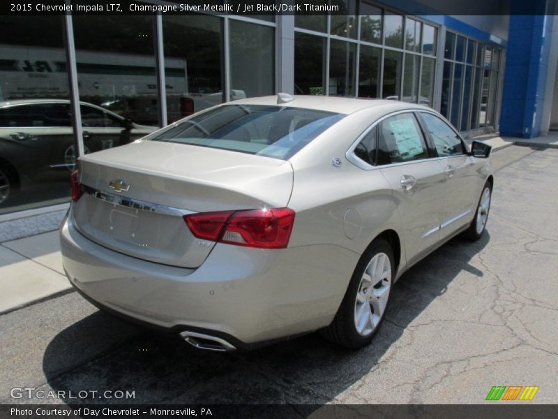 Champagne Silver Metallic / Jet Black/Dark Titanium 2015 Chevrolet Impala LTZ
