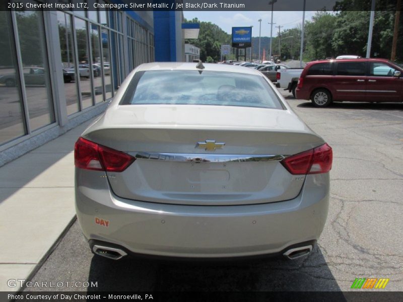 Champagne Silver Metallic / Jet Black/Dark Titanium 2015 Chevrolet Impala LTZ