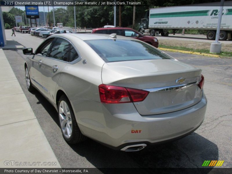 Champagne Silver Metallic / Jet Black/Dark Titanium 2015 Chevrolet Impala LTZ