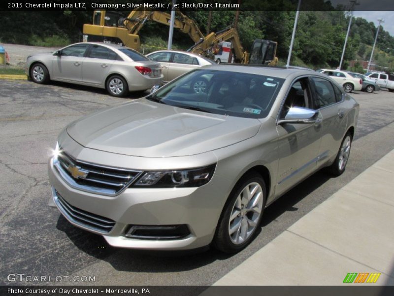 Champagne Silver Metallic / Jet Black/Dark Titanium 2015 Chevrolet Impala LTZ