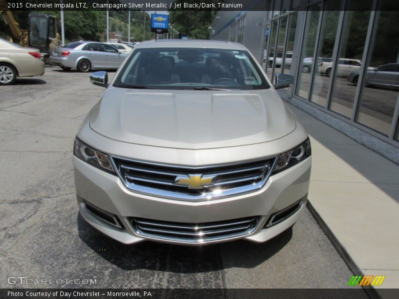 Champagne Silver Metallic / Jet Black/Dark Titanium 2015 Chevrolet Impala LTZ