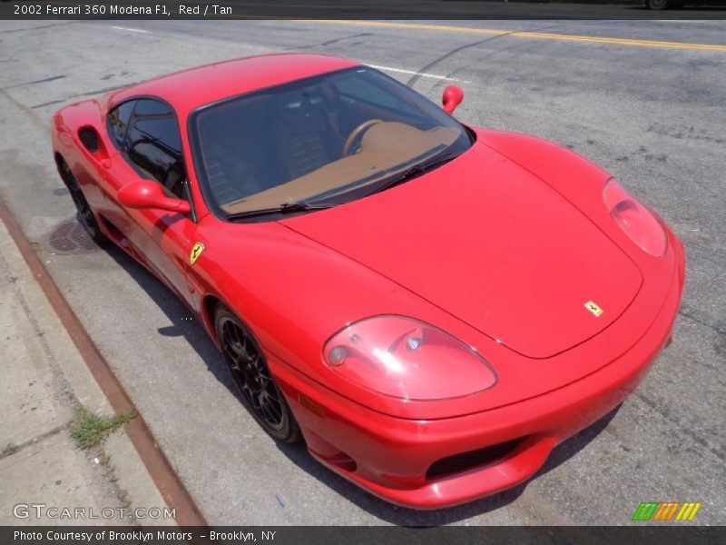 Red / Tan 2002 Ferrari 360 Modena F1