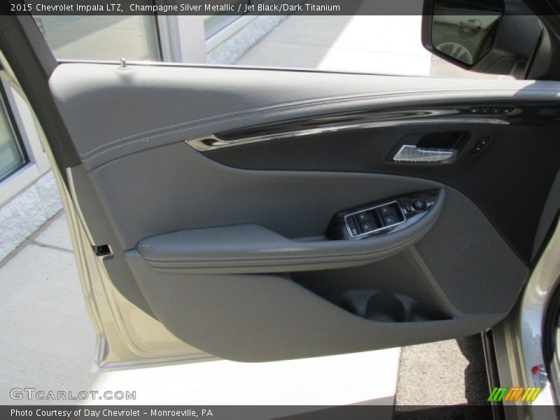 Champagne Silver Metallic / Jet Black/Dark Titanium 2015 Chevrolet Impala LTZ