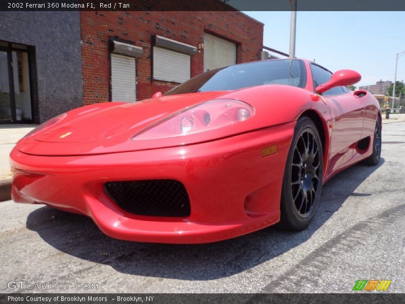 Red / Tan 2002 Ferrari 360 Modena F1