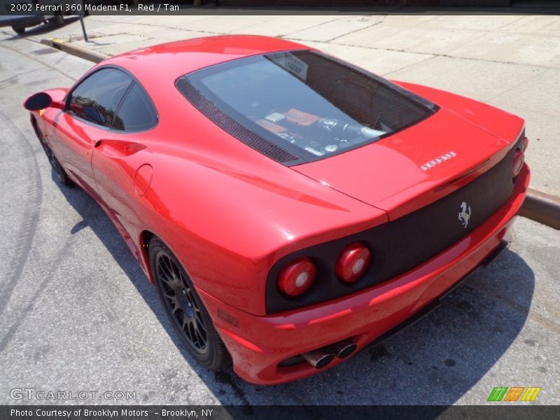 Red / Tan 2002 Ferrari 360 Modena F1