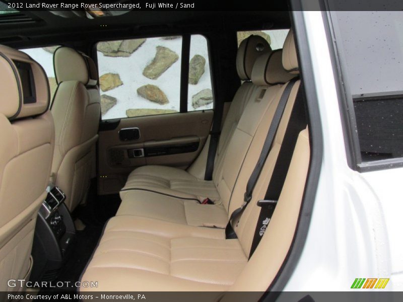 Fuji White / Sand 2012 Land Rover Range Rover Supercharged