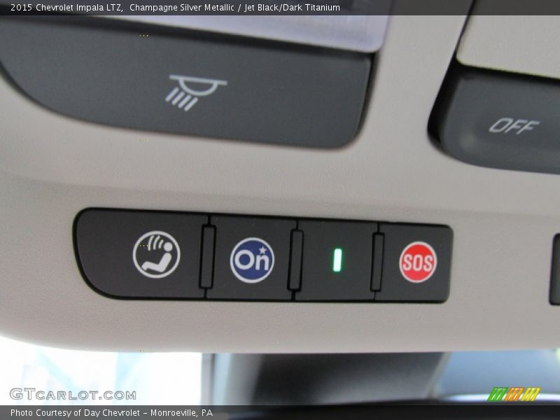 Champagne Silver Metallic / Jet Black/Dark Titanium 2015 Chevrolet Impala LTZ
