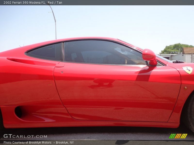 Red / Tan 2002 Ferrari 360 Modena F1