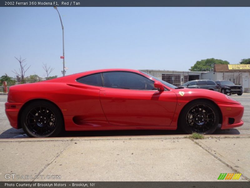 Red / Tan 2002 Ferrari 360 Modena F1