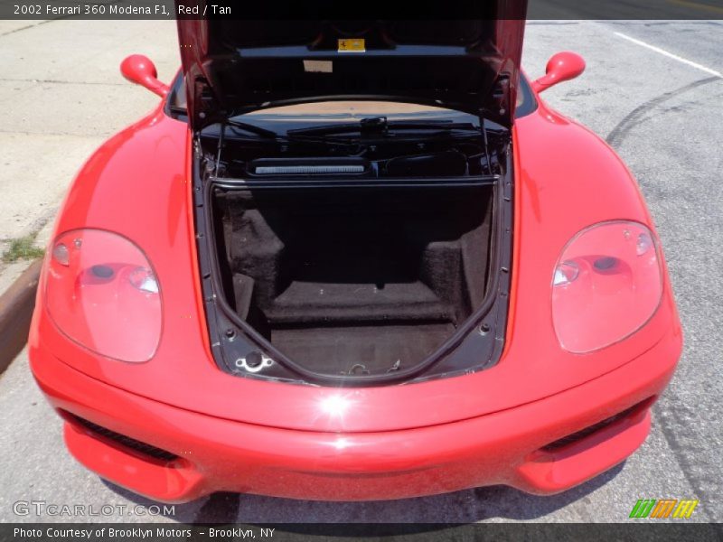 Red / Tan 2002 Ferrari 360 Modena F1