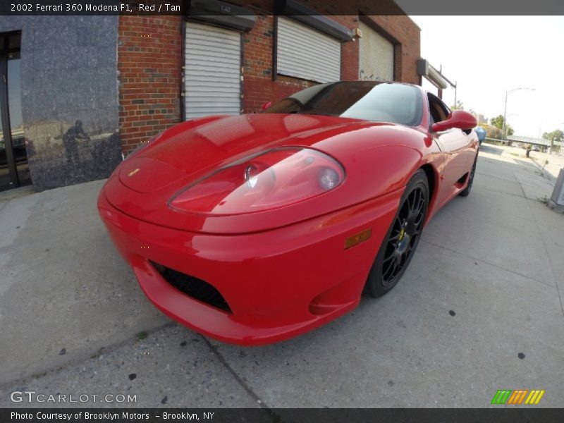 Red / Tan 2002 Ferrari 360 Modena F1