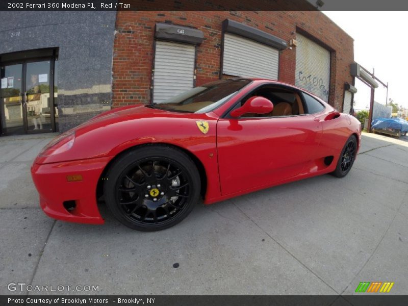 Red / Tan 2002 Ferrari 360 Modena F1
