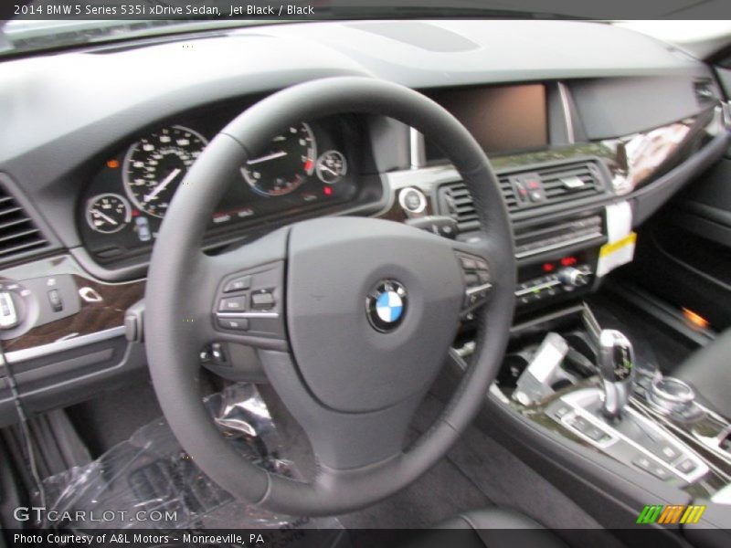 Jet Black / Black 2014 BMW 5 Series 535i xDrive Sedan