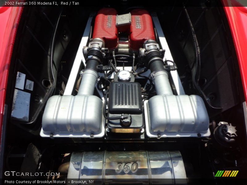 Red / Tan 2002 Ferrari 360 Modena F1