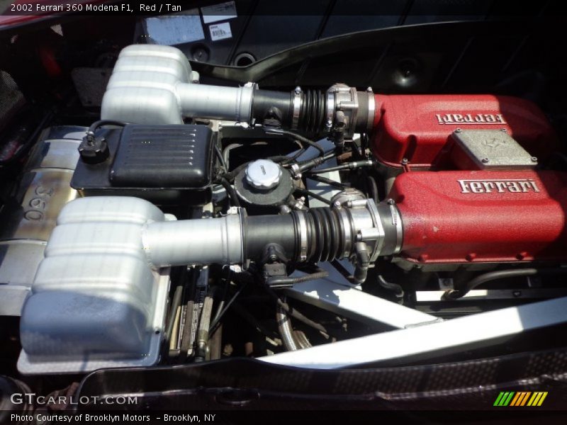 Red / Tan 2002 Ferrari 360 Modena F1