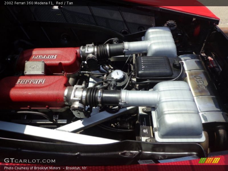 Red / Tan 2002 Ferrari 360 Modena F1