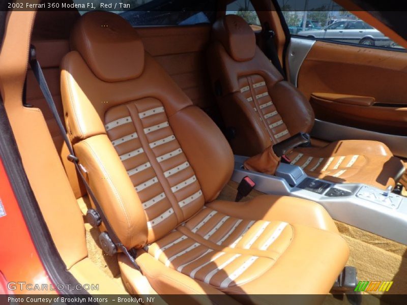 Red / Tan 2002 Ferrari 360 Modena F1