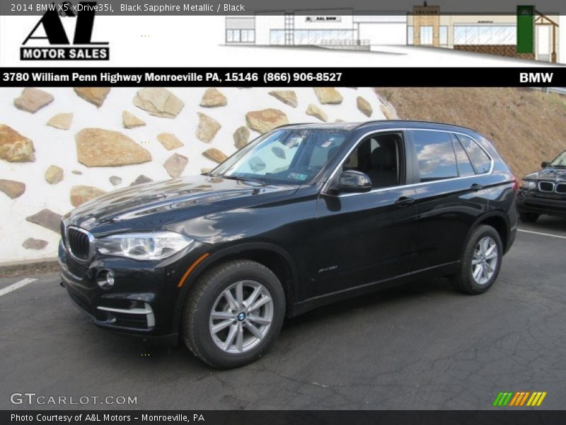 Black Sapphire Metallic / Black 2014 BMW X5 xDrive35i
