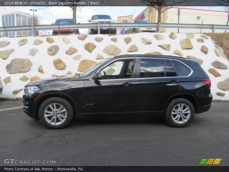 Black Sapphire Metallic / Black 2014 BMW X5 xDrive35i