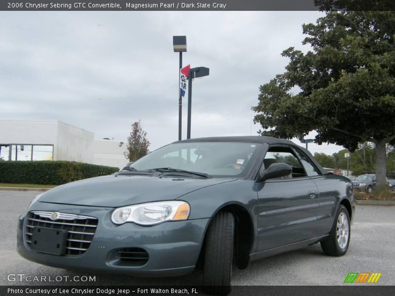Magnesium Pearl / Dark Slate Gray 2006 Chrysler Sebring GTC Convertible