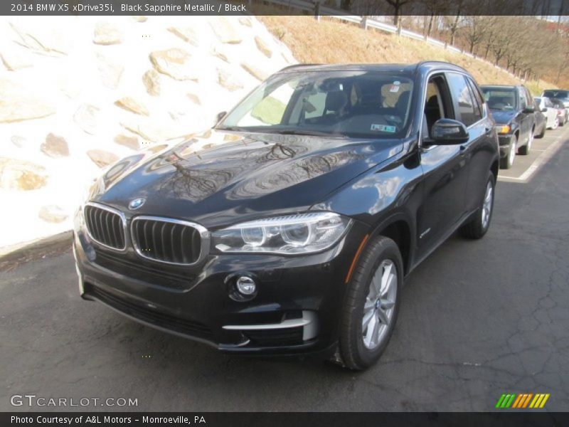 Black Sapphire Metallic / Black 2014 BMW X5 xDrive35i