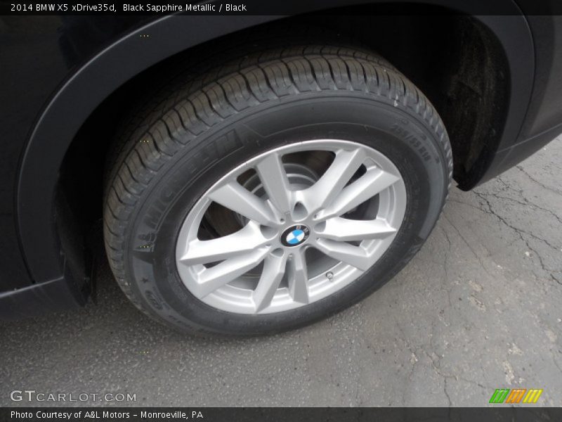 Black Sapphire Metallic / Black 2014 BMW X5 xDrive35d