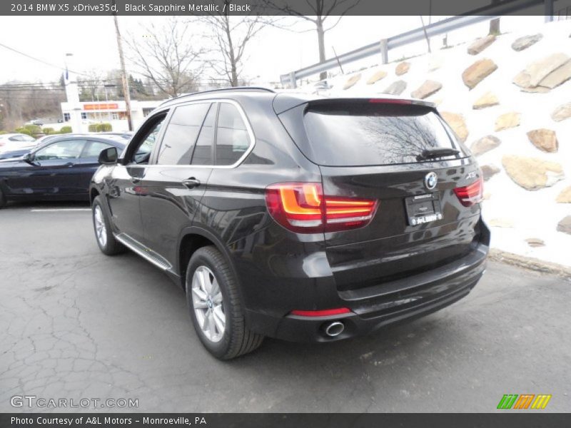 Black Sapphire Metallic / Black 2014 BMW X5 xDrive35d