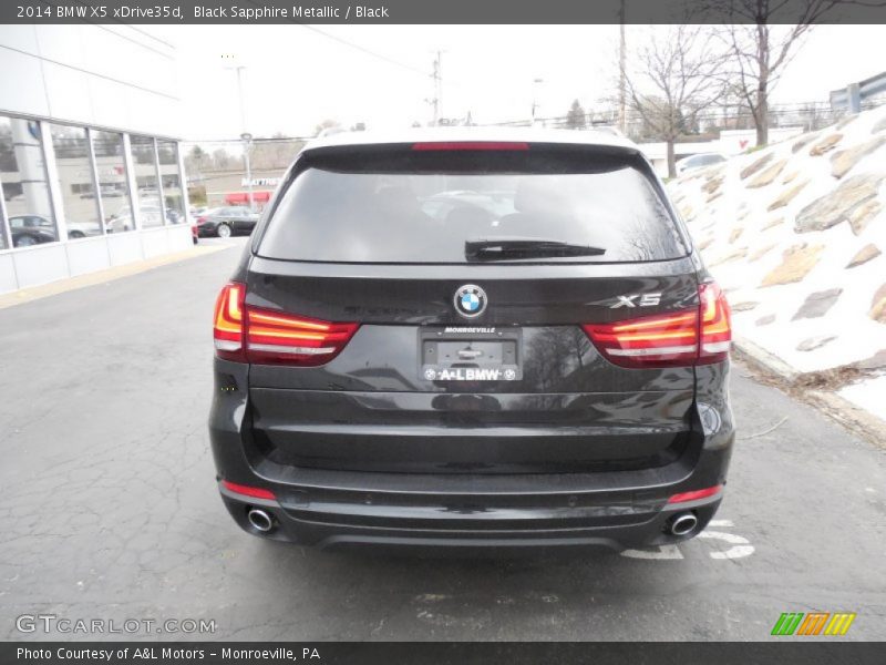 Black Sapphire Metallic / Black 2014 BMW X5 xDrive35d