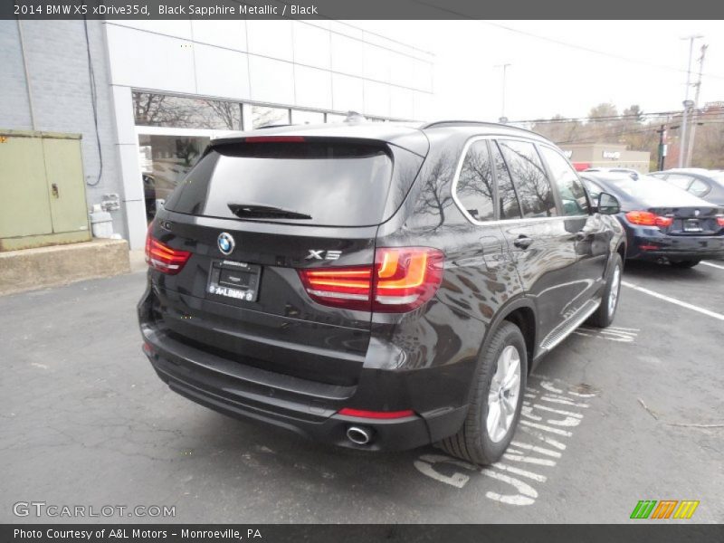 Black Sapphire Metallic / Black 2014 BMW X5 xDrive35d
