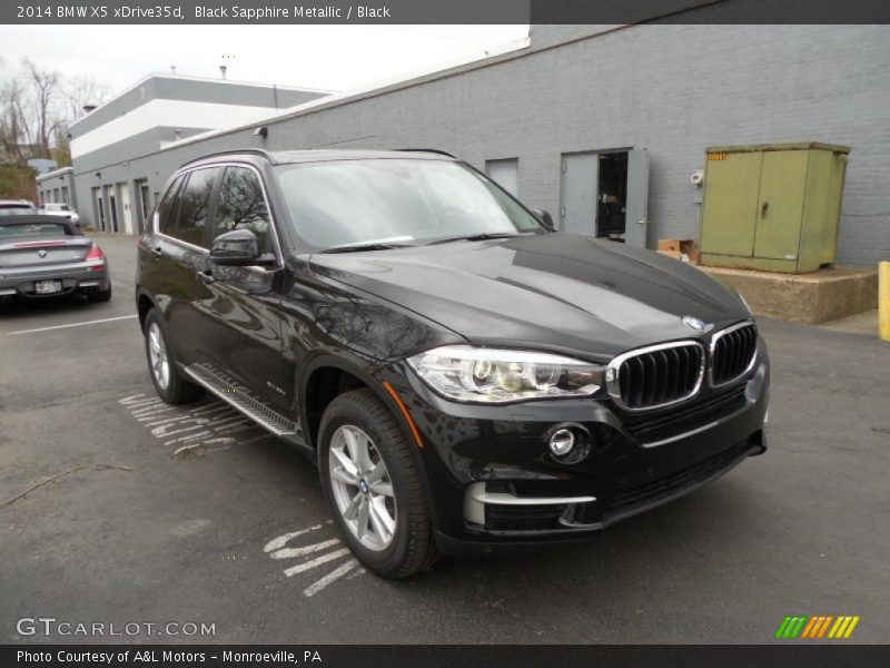 Black Sapphire Metallic / Black 2014 BMW X5 xDrive35d