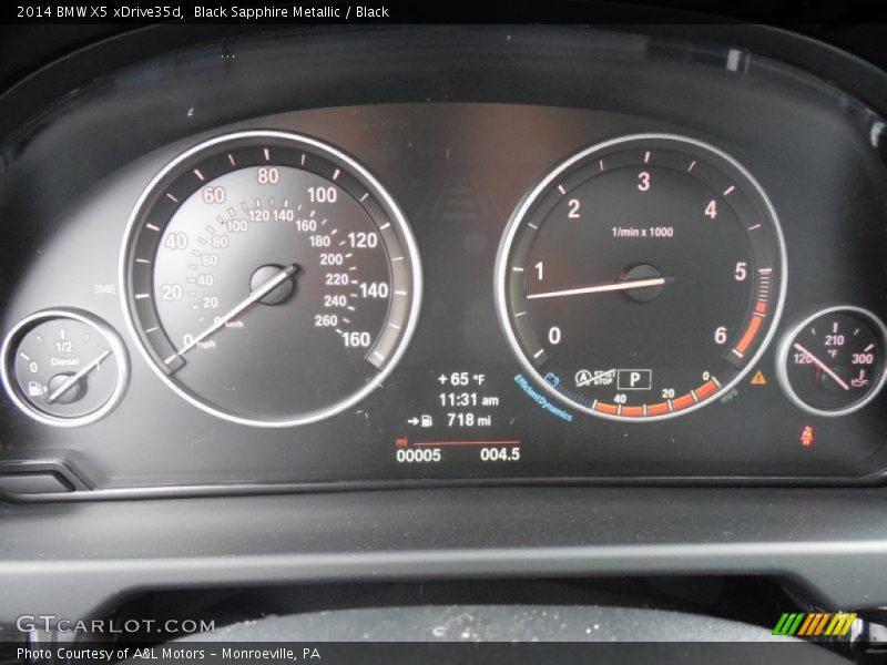 Black Sapphire Metallic / Black 2014 BMW X5 xDrive35d