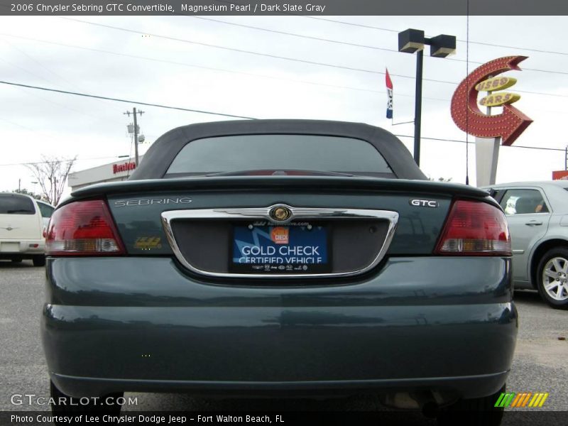 Magnesium Pearl / Dark Slate Gray 2006 Chrysler Sebring GTC Convertible