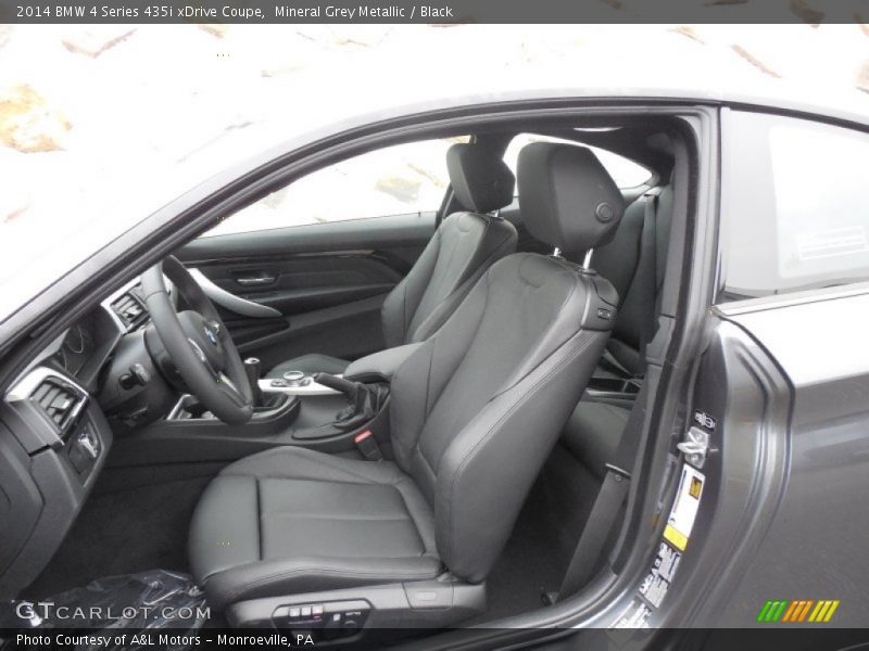 Mineral Grey Metallic / Black 2014 BMW 4 Series 435i xDrive Coupe