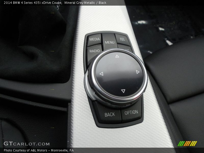 Mineral Grey Metallic / Black 2014 BMW 4 Series 435i xDrive Coupe