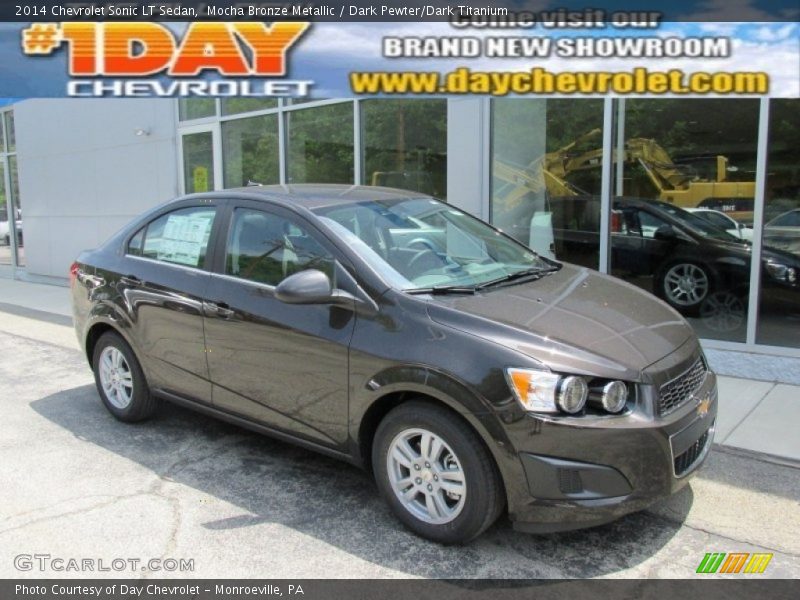 Mocha Bronze Metallic / Dark Pewter/Dark Titanium 2014 Chevrolet Sonic LT Sedan