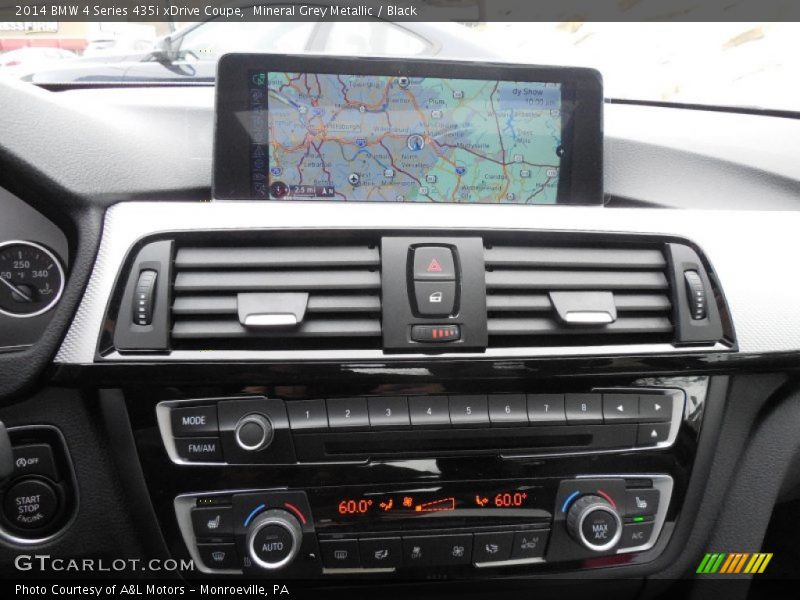 Mineral Grey Metallic / Black 2014 BMW 4 Series 435i xDrive Coupe
