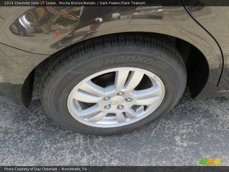 Mocha Bronze Metallic / Dark Pewter/Dark Titanium 2014 Chevrolet Sonic LT Sedan