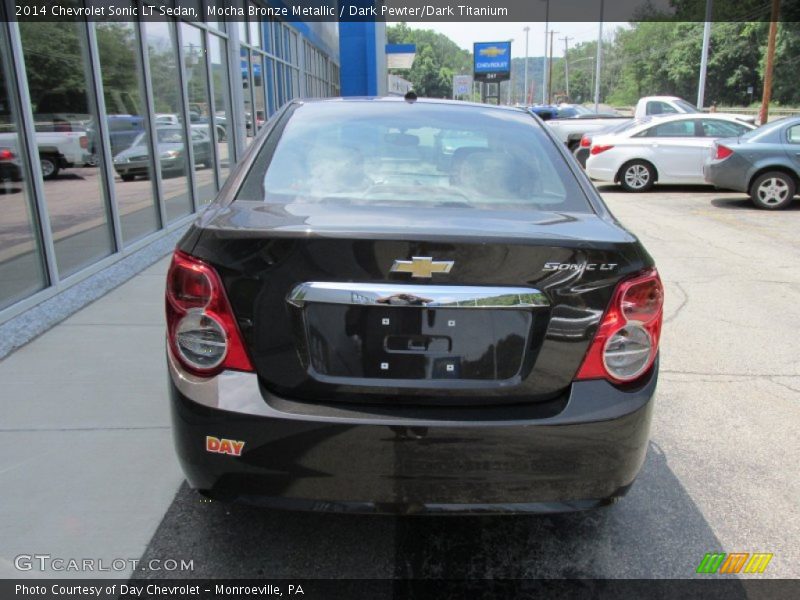 Mocha Bronze Metallic / Dark Pewter/Dark Titanium 2014 Chevrolet Sonic LT Sedan