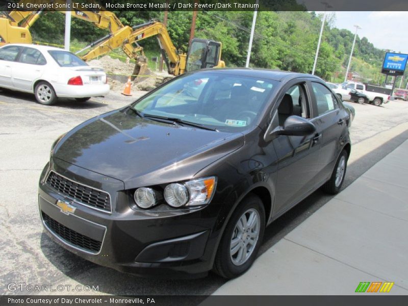 Mocha Bronze Metallic / Dark Pewter/Dark Titanium 2014 Chevrolet Sonic LT Sedan