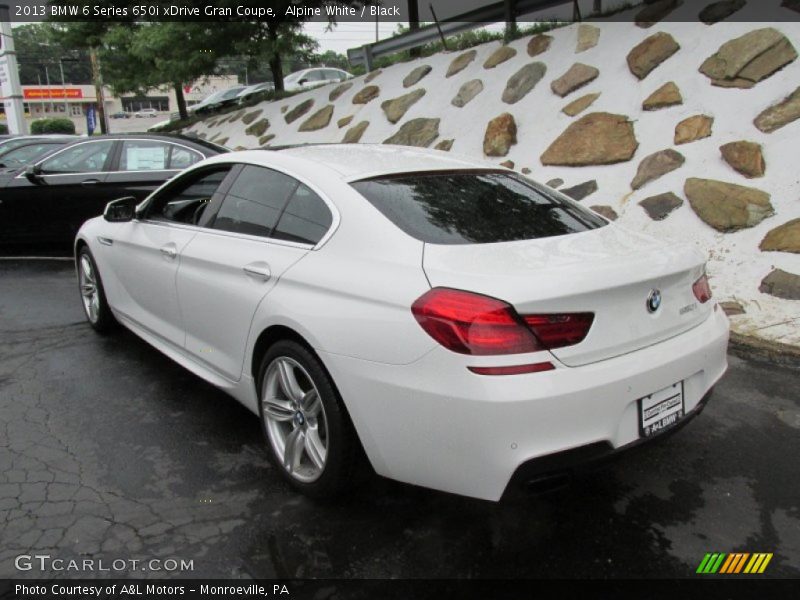 Alpine White / Black 2013 BMW 6 Series 650i xDrive Gran Coupe
