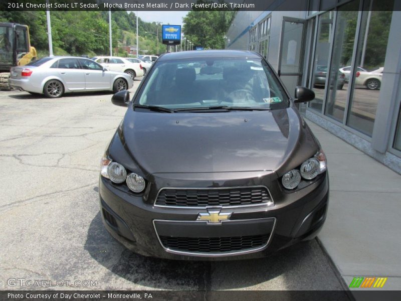 Mocha Bronze Metallic / Dark Pewter/Dark Titanium 2014 Chevrolet Sonic LT Sedan