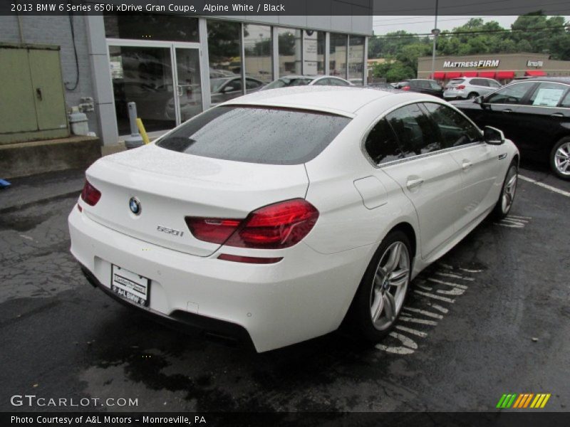 Alpine White / Black 2013 BMW 6 Series 650i xDrive Gran Coupe