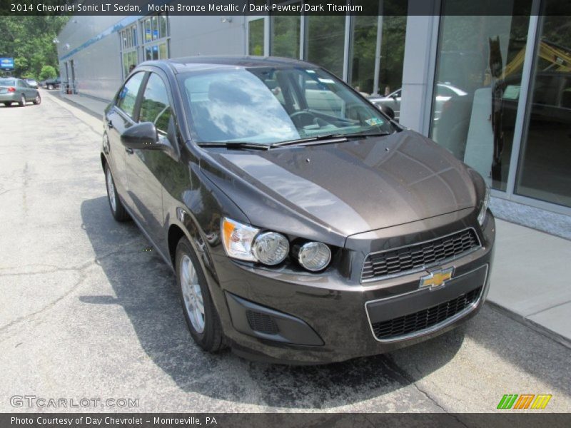 Mocha Bronze Metallic / Dark Pewter/Dark Titanium 2014 Chevrolet Sonic LT Sedan