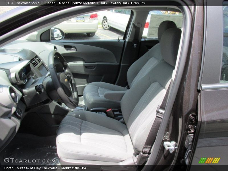 Mocha Bronze Metallic / Dark Pewter/Dark Titanium 2014 Chevrolet Sonic LT Sedan