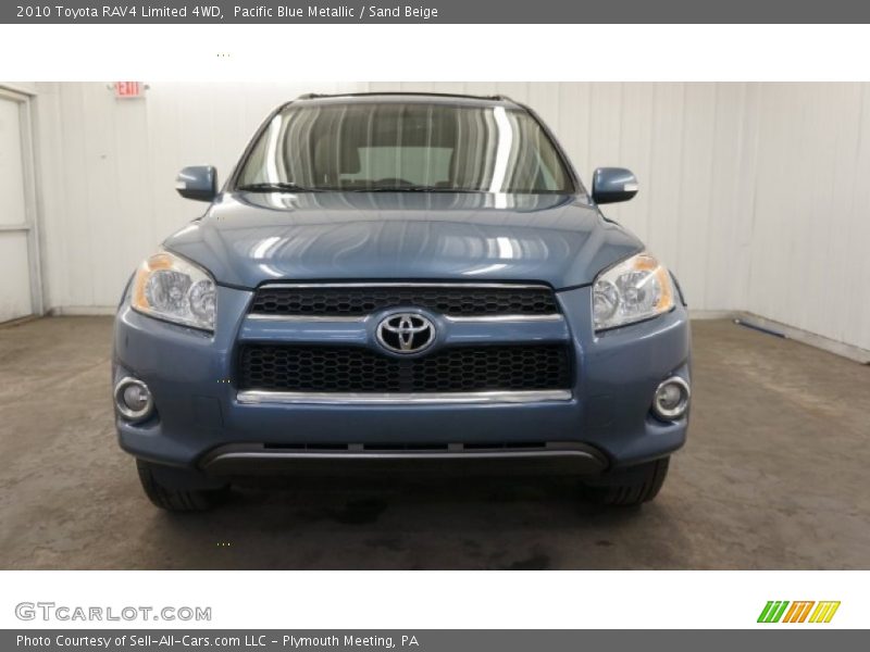 Pacific Blue Metallic / Sand Beige 2010 Toyota RAV4 Limited 4WD