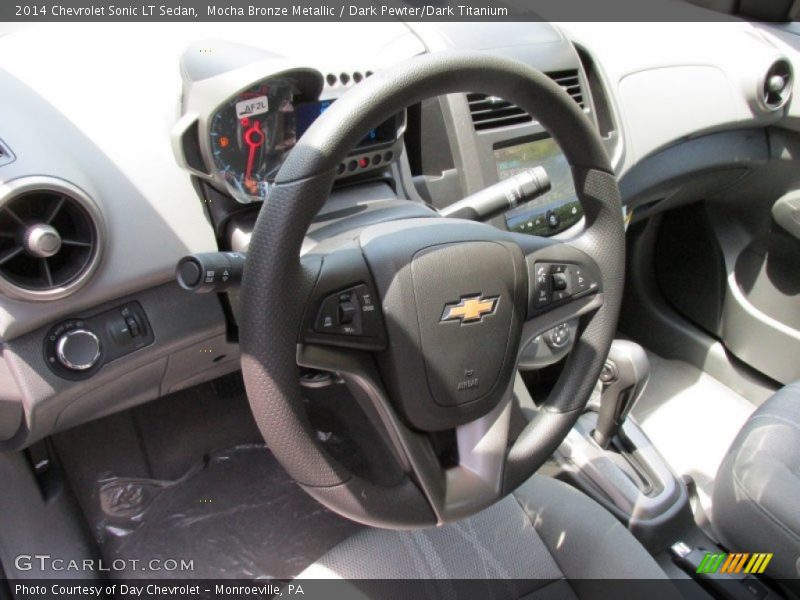 Mocha Bronze Metallic / Dark Pewter/Dark Titanium 2014 Chevrolet Sonic LT Sedan