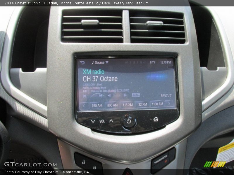 Mocha Bronze Metallic / Dark Pewter/Dark Titanium 2014 Chevrolet Sonic LT Sedan